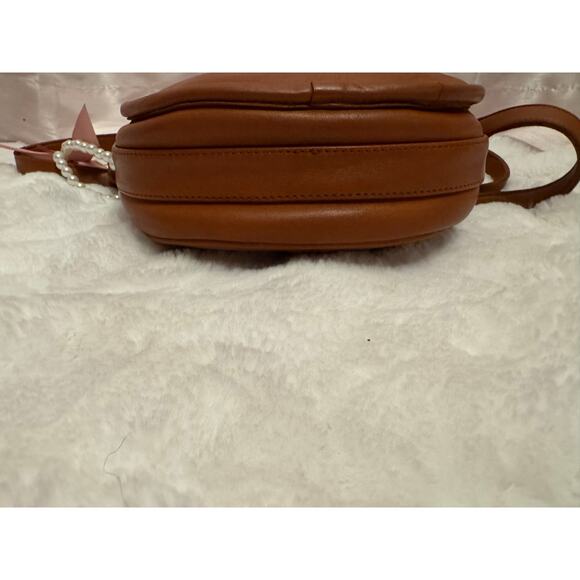 Vintage 1998 Coach 6834 British Tan Small Saddle Bag Crossbody – Restored - Picture 9 of 16
